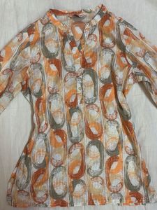 Desi Printed Short Kurta Top