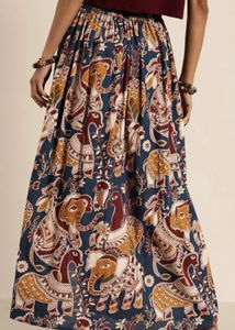Elephant Print Ethnic Skirt