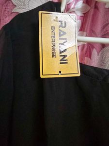 Black Fit And Flair Midi Dress