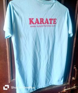 Light Blue Graphic T-Shirt