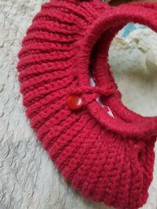 Red Knitted Handbag