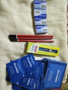 Stationery Bundle: Staples, Pens, and Lens Wipes