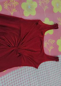 Elegant Red Midi Dress