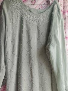 Mint Green Plazzo Kameez