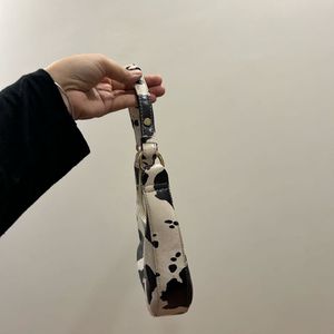 Cow Print Shoulder Bag