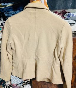 Blazer Coat Cream Color