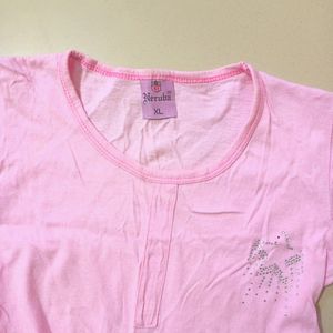 Baby Pink T-Shirt for Girls