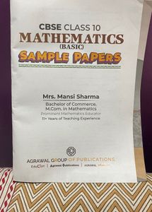 CBSE Class 10 Math Sample Papers