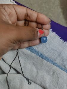 Blue Pendant With Chain Free