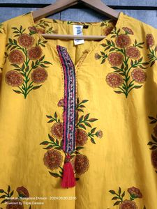 Yellow Kurta