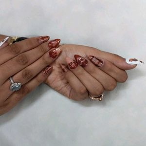 Cute Bear Nail Art