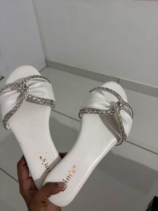 White Casual Sandals
