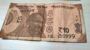 999 Serial Number 10 Rupees Notes