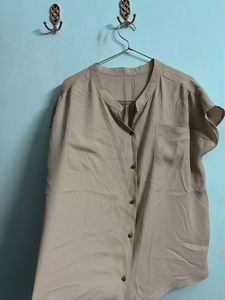 Beige Formal top