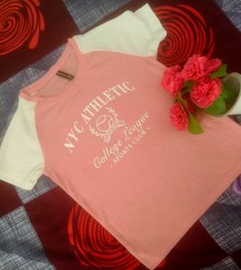 Women Typographical Fitted Top