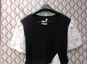 New With Tag Korean Asthetic Double Layer Pullover