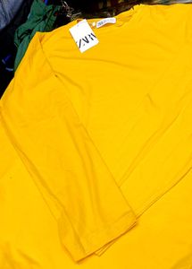 Golden Yellow Zara T-shirt