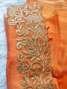 GORGEOUS ORANGE SAREE