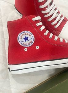 Red High-Top Converse Replica