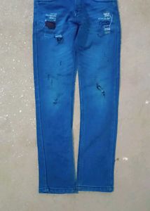 Ripped Blue Jeans