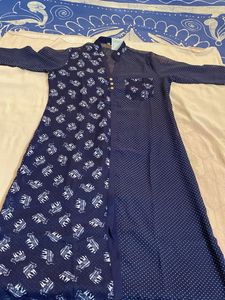 High V Neck 3qtr Slv Brand New Transparent Kurti