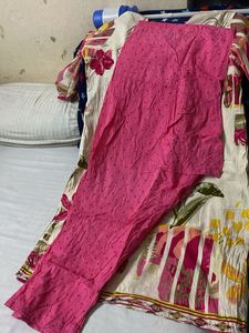 Floral Print Kurta Set (Pure Cotton)