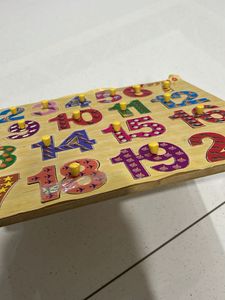 Wooden Number Puzzle