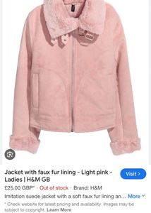 H&amp;M Fur Jacket🎀