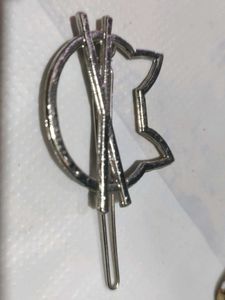 Mixed Metal Hair Clip Set