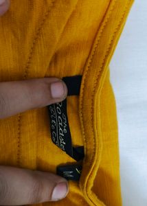 Roadster Mustard Trendy Tops