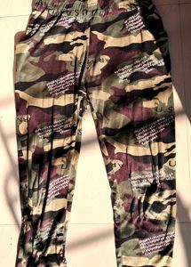Army Print Active Wear