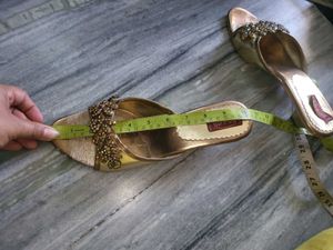 Gold Embellished Slides