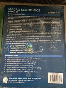 Class 12 Eco Sandeep Garg &amp; ncert