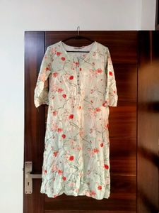 Floral Print Kurta