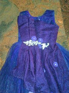 Sparkly Purple Tulle Dress