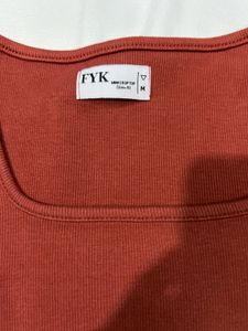 Rust Crop Top