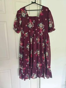 Purple Midi Dress