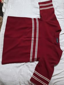 Burgundy Color Classy Women Top