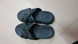 Black Slipper New But Tight