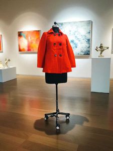 Pre Loved Red Coat 💕🇰🇷