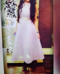 Silver Color Dress 👗