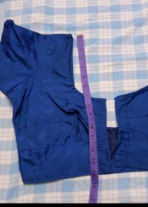 Blue Readymade Saree Blouse