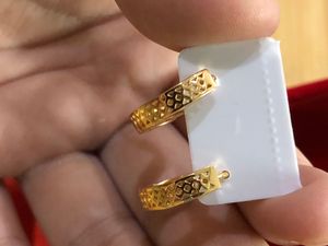 Gold Plated Hoop Earrings