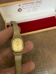 Vintage Seiko Watch Women Gold Tone