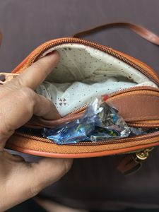 Paisley Print Crossbody Bag With Coin Purse- NEW