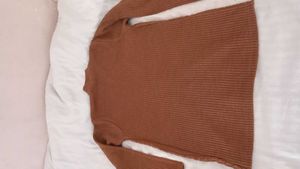 Brown Knit Cardigan