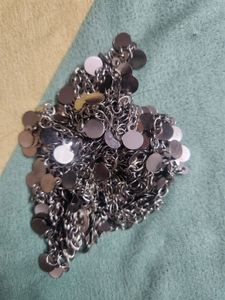 Silver Disc Layered Chain