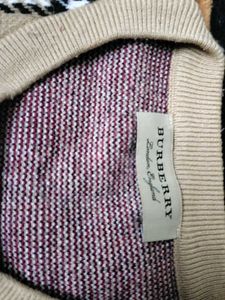 Burberry Checkered Sweater