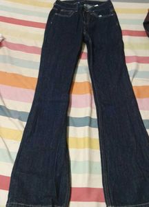 Dark Wash Flare Leg Jeans