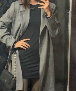 H&amp;M Black T-shirt  Dress